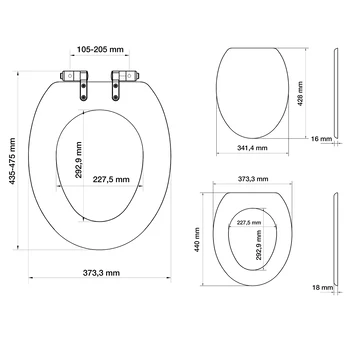 Tiger WC bril Mississippi Wit Hout met Softclose Tiger WC Bril Mississippi Wit Hout Met Softclose -Badkamerwinkel Voor Thuis 123 6369