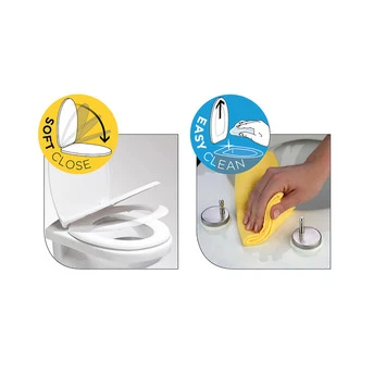 Tiger WC bril Aiden Zwart Kunststof met Softclose Tiger WC Bril Aiden Zwart Kunststof Met Softclose -Badkamerwinkel Voor Thuis 123 6372