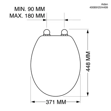 Tiger WC bril Aiden Zwart Kunststof met Softclose Tiger WC Bril Aiden Zwart Kunststof Met Softclose -Badkamerwinkel Voor Thuis 123 6374