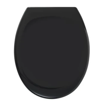 Tiger WC bril Mason Zwart Kunststof met Softclose Tiger WC Bril Mason Zwart Kunststof Met Softclose -Badkamerwinkel Voor Thuis 123 6375