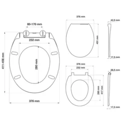 Tiger WC Bril Mason Pergamon Kunststof Met Softclose 7 Tiger WC Bril Mason Pergamon Kunststof Met Softclose -Badkamerwinkel Voor Thuis 123 6397