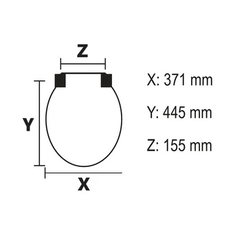 Bemis WC bril Chicago Wit Hout met Metalen Softclose Bemis WC Bril Chicago Wit Hout Met Metalen Softclose -Badkamerwinkel Voor Thuis 123 6400