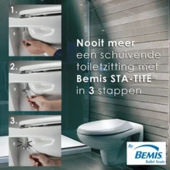 Bemis WC Bril Dallas NextStep Wit Hout Met Kinderzitting -Badkamerwinkel Voor Thuis 123 6413