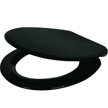 Handson WC bril Usko Zwart Kunststof met Softclose Handson WC Bril Usko Zwart Kunststof Met Softclose -Badkamerwinkel Voor Thuis 123 6461