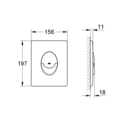Grohe Bedieningsplaat Start Zwart Mat Voor Solido 3 Grohe Bedieningsplaat Start Zwart Mat Voor Solido -Badkamerwinkel Voor Thuis 123 6487