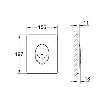 Grohe Bedieningsplaat Start Zwart mat voor Solido Grohe Bedieningsplaat Start Zwart Mat Voor Solido -Badkamerwinkel Voor Thuis 123 6487