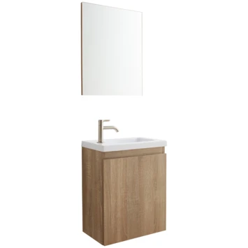 Allibert fonteinmeubel Portopack eiken 40cm Allibert Fonteinmeubel Portopack Eiken 40cm -Badkamerwinkel Voor Thuis 123 653