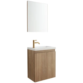 Allibert fonteinmeubel Portopack eiken 40cm Allibert Fonteinmeubel Portopack Eiken 40cm -Badkamerwinkel Voor Thuis 123 654