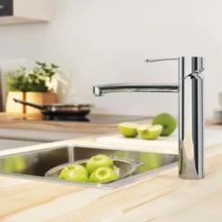 Grohe Keukenkraan Wave Cosmopolitan Met Hendel Chroom 3 Grohe Keukenkraan Wave Cosmopolitan Met Hendel Chroom -Badkamerwinkel Voor Thuis 123 6572