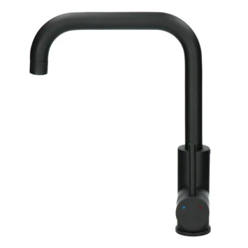 Handson keukenkraan Olivier met hendel mat zwart Handson Keukenkraan Olivier Met Hendel Mat Zwart -Badkamerwinkel Voor Thuis 123 6580