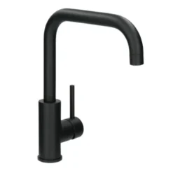 Handson Keukenkraan Olivier Met Hendel Mat Zwart 6 Handson Keukenkraan Olivier Met Hendel Mat Zwart -Badkamerwinkel Voor Thuis 123 6585