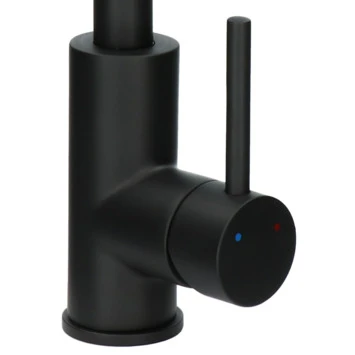 Handson keukenkraan Olivier met hendel mat zwart Handson Keukenkraan Olivier Met Hendel Mat Zwart -Badkamerwinkel Voor Thuis 123 6587