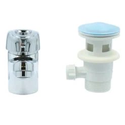 Handson Wastafelkraan Ralph Met Waste Chroom -Badkamerwinkel Voor Thuis 123 6615