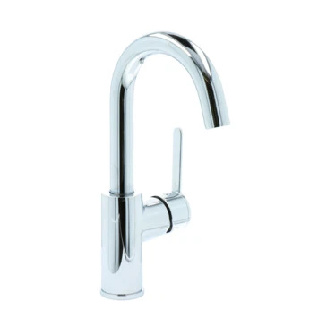 Atlantic wastafelkraan Micah met hendel Chroom Atlantic Wastafelkraan Micah Met Hendel Chroom -Badkamerwinkel Voor Thuis 123 6642