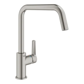 Grohe keukenkraan Start hoge U-uitloop QuickFix supersteel (RVS look) Grohe Keukenkraan Start Hoge U-uitloop QuickFix Supersteel (RVS Look) -Badkamerwinkel Voor Thuis 123 6660