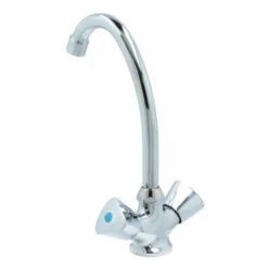 OK Keukenkraan 2-knops Chroom 2 OK Keukenkraan 2-knops Chroom -Badkamerwinkel Voor Thuis 123 6679