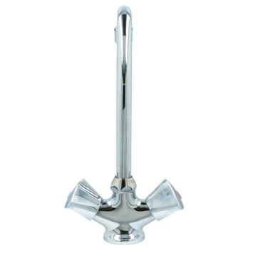 OK Keukenkraan 2-knops Chroom OK Keukenkraan 2-knops Chroom -Badkamerwinkel Voor Thuis 123 6680