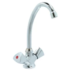 OK Keukenkraan 2-knops Chroom 6 OK Keukenkraan 2-knops Chroom -Badkamerwinkel Voor Thuis 123 6683