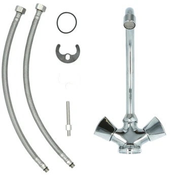 OK Keukenkraan 2-knops Chroom OK Keukenkraan 2-knops Chroom -Badkamerwinkel Voor Thuis 123 6685