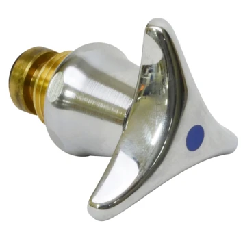 Sanivesk Kraanbovendeel Stergreep Koud Water 1/2"M Chroom Blauw Sanivesk Kraanbovendeel Stergreep Koud Water 1/2"M Chroom Blauw -Badkamerwinkel Voor Thuis 123 6700