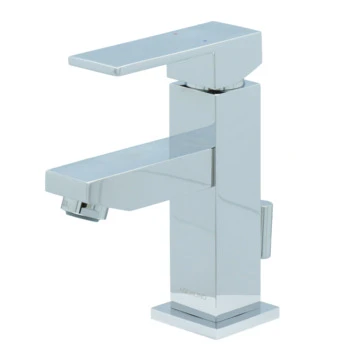 Aqualino Wastafelkraan Panaro met Hendel en Waste Chroom Aqualino Wastafelkraan Panaro Met Hendel En Waste Chroom -Badkamerwinkel Voor Thuis 123 6718