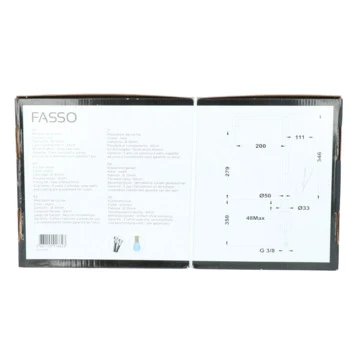 Absolut keukenkraan Fasso met hendel Zwart Absolut Keukenkraan Fasso Met Hendel Zwart -Badkamerwinkel Voor Thuis 123 6744