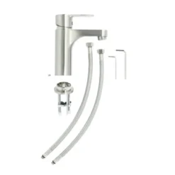 Atlantic Wastafelkraan Parker Met Hendel RVS 10 Atlantic Wastafelkraan Parker Met Hendel RVS -Badkamerwinkel Voor Thuis 123 6755