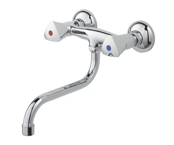 OK Keukenkraan 2-knops Onderuitloop Chroom 15 cm OK Keukenkraan 2-knops Onderuitloop Chroom 15 Cm -Badkamerwinkel Voor Thuis 123 6759