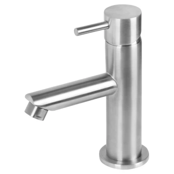 Differnz wastafelkraan met hendel RVS Differnz Wastafelkraan Met Hendel RVS -Badkamerwinkel Voor Thuis 123 6798