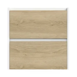 Tiger Reverse Meubelset 60 Cm Met 2 Lades Naturel Eik / Mat Wit Inclusief Oval Wastafel Hoogglans Wit 5 Tiger Reverse Meubelset 60 Cm Met 2 Lades Naturel Eik / Mat Wit Inclusief Oval Wastafel Hoogglans Wit -Badkamerwinkel Voor Thuis 123 680