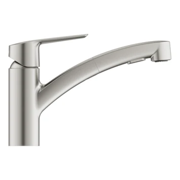 Grohe keukenkraan Start dual spray QuickFix supersteel (RVS look) Grohe Keukenkraan Start Dual Spray QuickFix Supersteel (RVS Look) -Badkamerwinkel Voor Thuis 123 6809