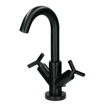 Absolut wastafelkraan Post 2-knops Zwart Absolut Wastafelkraan Post 2-knops Zwart -Badkamerwinkel Voor Thuis 123 6817