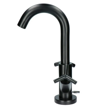 Absolut wastafelkraan Post 2-knops Zwart Absolut Wastafelkraan Post 2-knops Zwart -Badkamerwinkel Voor Thuis 123 6818