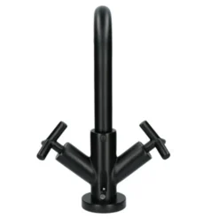 Absolut Wastafelkraan Post 2-knops Zwart 3 Absolut Wastafelkraan Post 2-knops Zwart -Badkamerwinkel Voor Thuis 123 6820