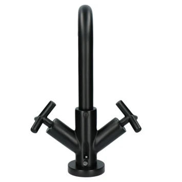 Absolut wastafelkraan Post 2-knops Zwart Absolut Wastafelkraan Post 2-knops Zwart -Badkamerwinkel Voor Thuis 123 6820