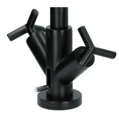 Absolut Wastafelkraan Post 2-knops Zwart 9 Absolut Wastafelkraan Post 2-knops Zwart -Badkamerwinkel Voor Thuis 123 6826