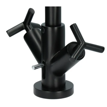 Absolut wastafelkraan Post 2-knops Zwart Absolut Wastafelkraan Post 2-knops Zwart -Badkamerwinkel Voor Thuis 123 6827