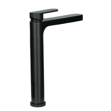 Absolut wastafelkraan Iode hoge uitloop met hendel en waste Zwart Absolut Wastafelkraan Iode Hoge Uitloop Met Hendel En Waste Zwart -Badkamerwinkel Voor Thuis 123 6857