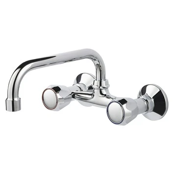 Handson Keukenkraan Thomas 2-knops Bovenuitloop Chroom 15 cm Handson Keukenkraan Thomas 2-knops Bovenuitloop Chroom 15 Cm -Badkamerwinkel Voor Thuis 123 6882