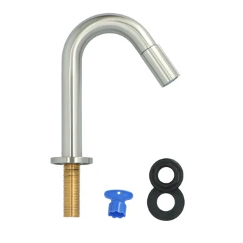 Atlantic fonteinkraan Scott met draaiknop RVS Atlantic Fonteinkraan Scott Met Draaiknop RVS -Badkamerwinkel Voor Thuis 123 6891