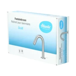Atlantic Fonteinkraan Scott Met Draaiknop RVS 9 Atlantic Fonteinkraan Scott Met Draaiknop RVS -Badkamerwinkel Voor Thuis 123 6892