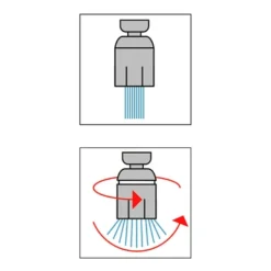 Tiger Keukenkraanslang Douche M22/M24 Waterbesparend -Badkamerwinkel Voor Thuis 123 6912