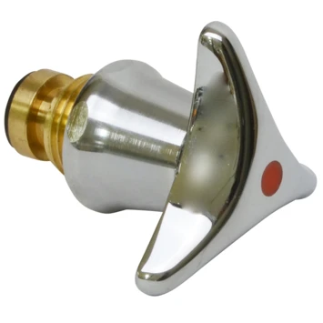 Sanivesk Kraanbovendeel Stergreep Warm Water 1/2"M Chroom Rood Sanivesk Kraanbovendeel Stergreep Warm Water 1/2"M Chroom Rood -Badkamerwinkel Voor Thuis 123 6916