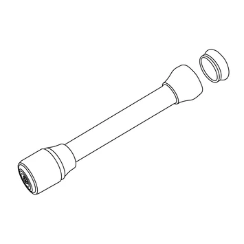 Tiger Splash kraanslang Silverflex Supreme met waterbesparende keukendouche en kogelgewricht M22/M24 Tiger Splash Kraanslang Silverflex Supreme Met Waterbesparende Keukendouche En Kogelgewricht M22/M24 -Badkamerwinkel Voor Thuis 123 6934