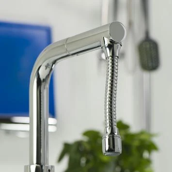 Tiger Splash kraanslang Supreme met waterbesparende keukendouche en kogelgewricht 1/2" Tiger Splash Kraanslang Supreme Met Waterbesparende Keukendouche En Kogelgewricht 1/2" -Badkamerwinkel Voor Thuis 123 6965