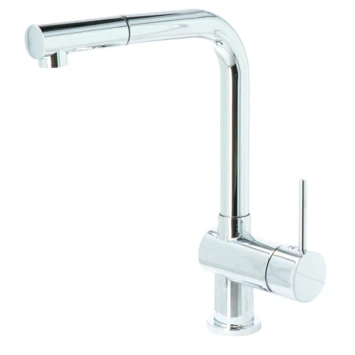 Atlantic keukenkraan Stephen met hendel en uittrekbare sproeikop Chroom Atlantic Keukenkraan Stephen Met Hendel En Uittrekbare Sproeikop Chroom -Badkamerwinkel Voor Thuis 123 7014