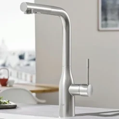 Grohe Colours Keukenkraan Essence New RVS Met Uittrekbare Mousseur -Badkamerwinkel Voor Thuis 123 7053