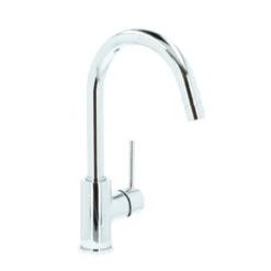 Atlantic Keukenkraan Jeremy Met Hendel Chroom -Badkamerwinkel Voor Thuis 123 7080