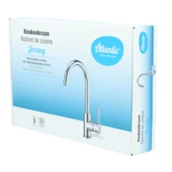 Atlantic Keukenkraan Jeremy Met Hendel Chroom -Badkamerwinkel Voor Thuis 123 7085