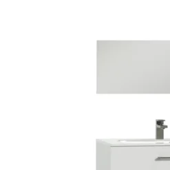 Tiger Badkamermeubel Studio 80cm Hoogglans Wit Met Ronde RVS Greep 2 Tiger Badkamermeubel Studio 80cm Hoogglans Wit Met Ronde RVS Greep -Badkamerwinkel Voor Thuis 123 71